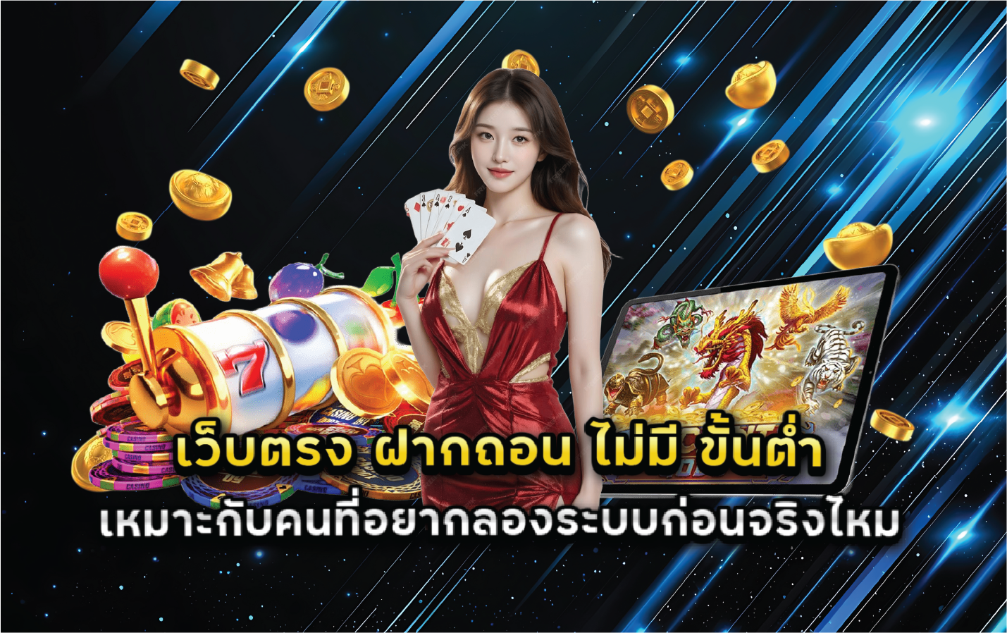 เว็บตรง ฝากถอน ไม่มี ขั้นต่ำ เหมาะกับคนที่อยากลองระบบก่อนจริงไหม